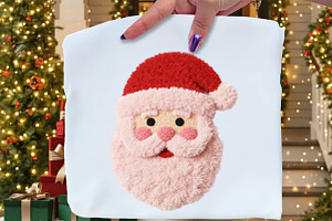 Christmas Png Yarn Crochet Santa PNG, an Illustration by Craft Nest