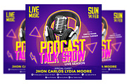 Podcast, a Flyer Template by imadeDesign (Thumbnail 3 of 3)