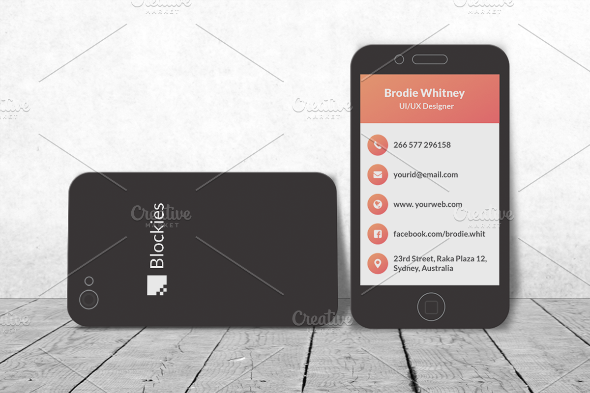 Iphone 7 (25% Off) Business Card, a Business Card Template by Pentaclay (Photo 3 of 5)
