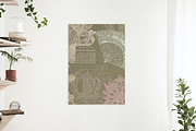 Boho Vintage Floral Wall Posters, an Illustration by Luna Y Mar (Thumbnail 4 of 4)