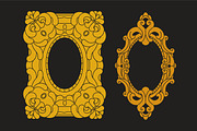 Vintage picture frames, borders set, an Object Illustration by Good Studio (Thumbnail 10 of 16)
