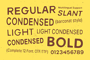 Barconat Rough Sans Serif, a Font by 24Design Studios (Thumbnail 4 of 8)