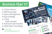 Multipurpose Business Flyer V1, a Flyer Template by Louis Twelve (Thumbnail 1 of 3)