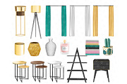 Home Clip Art, furniture design, a Decorative Illustration by Collart Studio (Thumbnail 5 of 9)