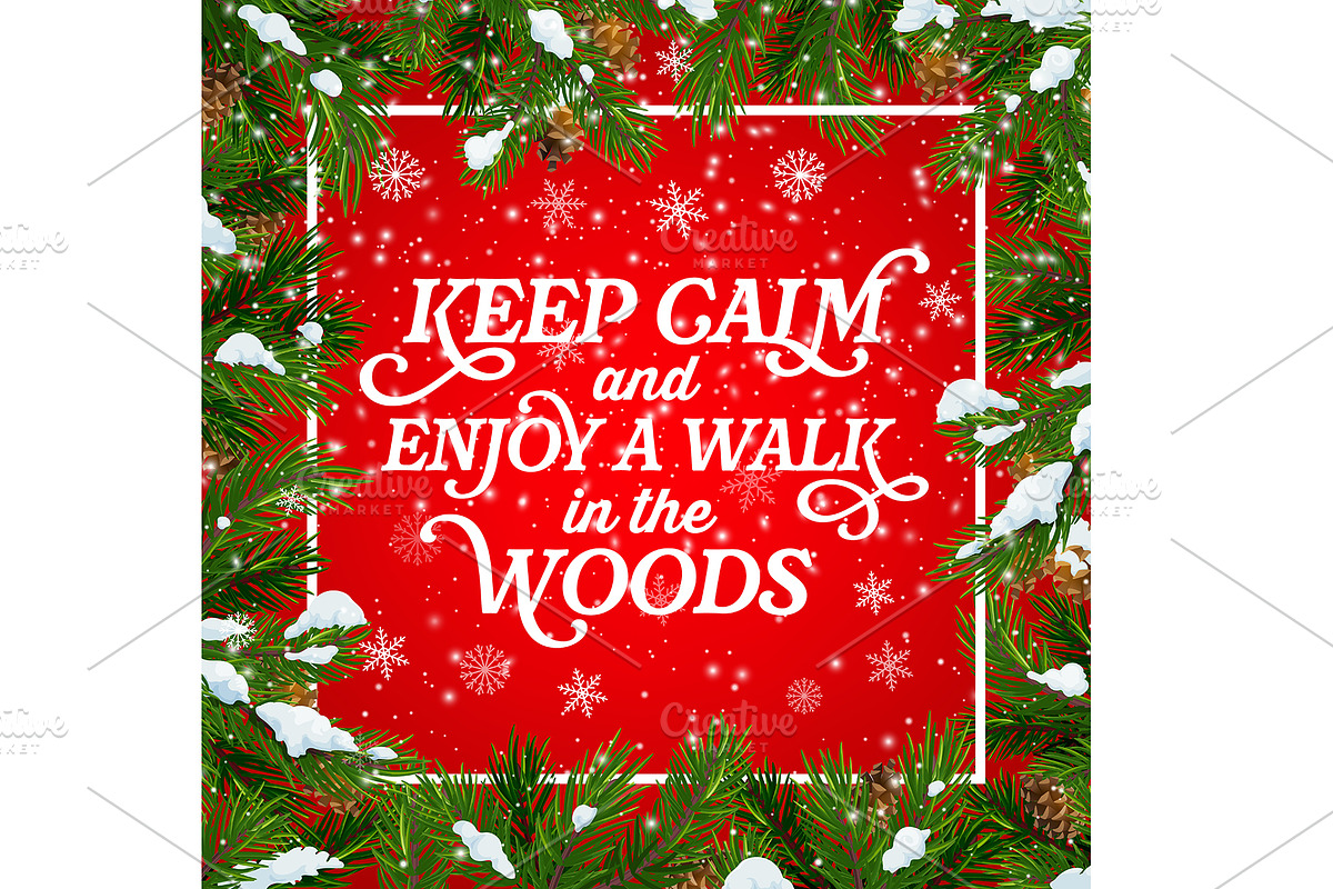 Keep calm and enjoy a walk, an Illustration by Vector Tradition (Photo 2 of 3)