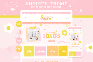 Bright Shopify Theme for Creatives, a Shopify Template by Sparkle & Speckle
