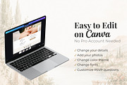Green and Terracotta Wedding Website, a Landing Page Template by Everyday Perfection (Thumbnail 5 of 12)