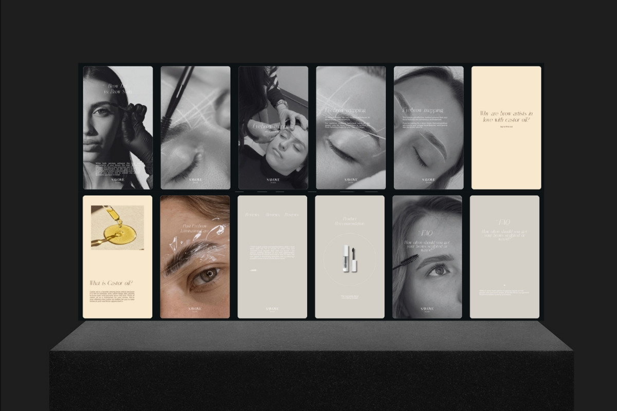 Brow & Beauty Instagram Templates preview 3