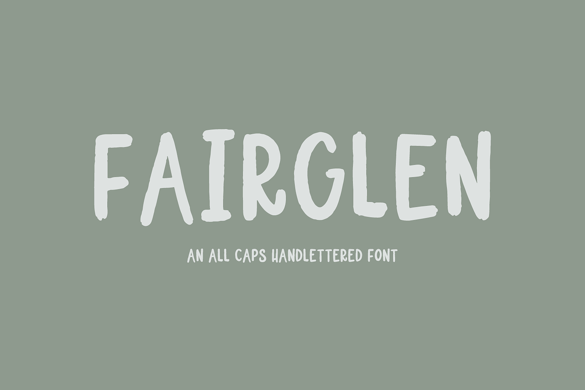 Fairglen Sans, a Sans Serif Font by Beck McCormick (Photo 1 of 10)