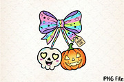 Pumpkin Cherries Png, Autumn Girly P, a Seasonal Illustration by YA Design (Thumbnail 1 of 4)