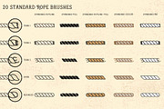 Sailor Mate's Rope Brushes I, a Brush Add-On by BAD TASTE (Thumbnail 2 of 5)