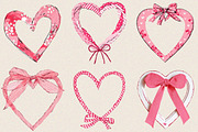 Valentine Bow Heart Frame Bundle, an Illustration by SVGArt (Thumbnail 8 of 8)