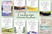 Landscape Invitation Collection, an Invitation Template by Knotted Design (Thumbnail 1 of 7)
