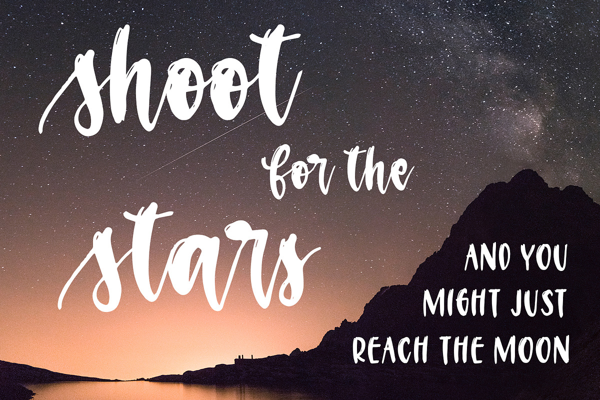 Stormwater Brush Font preview 7