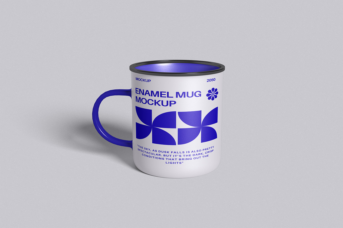 Enamel Mug Mockup, a Cups & Container Mockup by Afif_studio (Photo 2 of 9)
