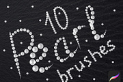 10 Procreate Pearls Brushes Set, a Brush Add-On by LiuBi Art (Thumbnail 1 of 2)