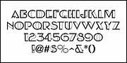 Swedish Deco JNL, a Font by Jeff Levine Fonts (Thumbnail 3 of 5)