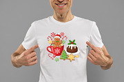 Sweet Christmas Cake PNG Sublimation, an Illustration by Daily.Designs (Thumbnail 2 of 5)
