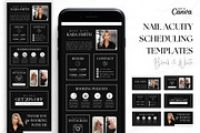 Nail Tech Acuity Scheduling • Canva, a Websites & App Template by OniriqveDesigns (Thumbnail 1 of 8)