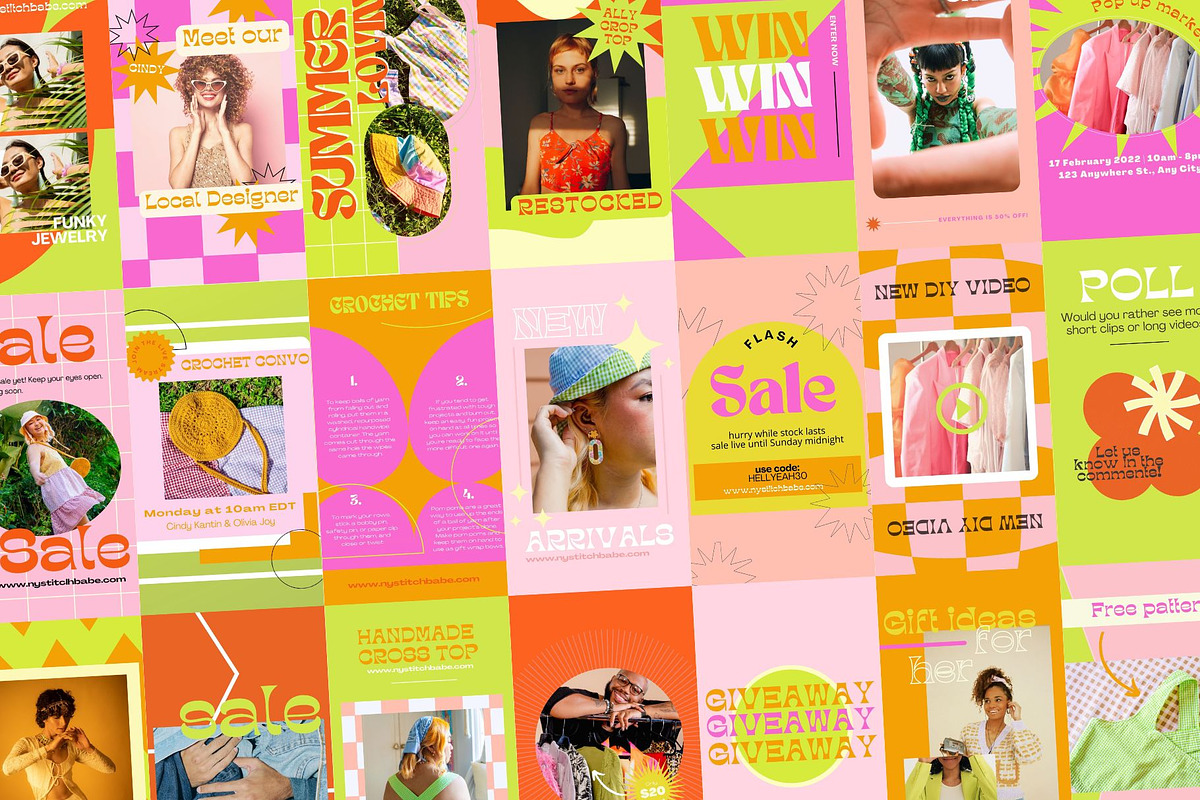 Got that vibe Instagram Canva Bundle, a Social Media Template by Hell ...