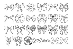 Bow Stamps For Procreate