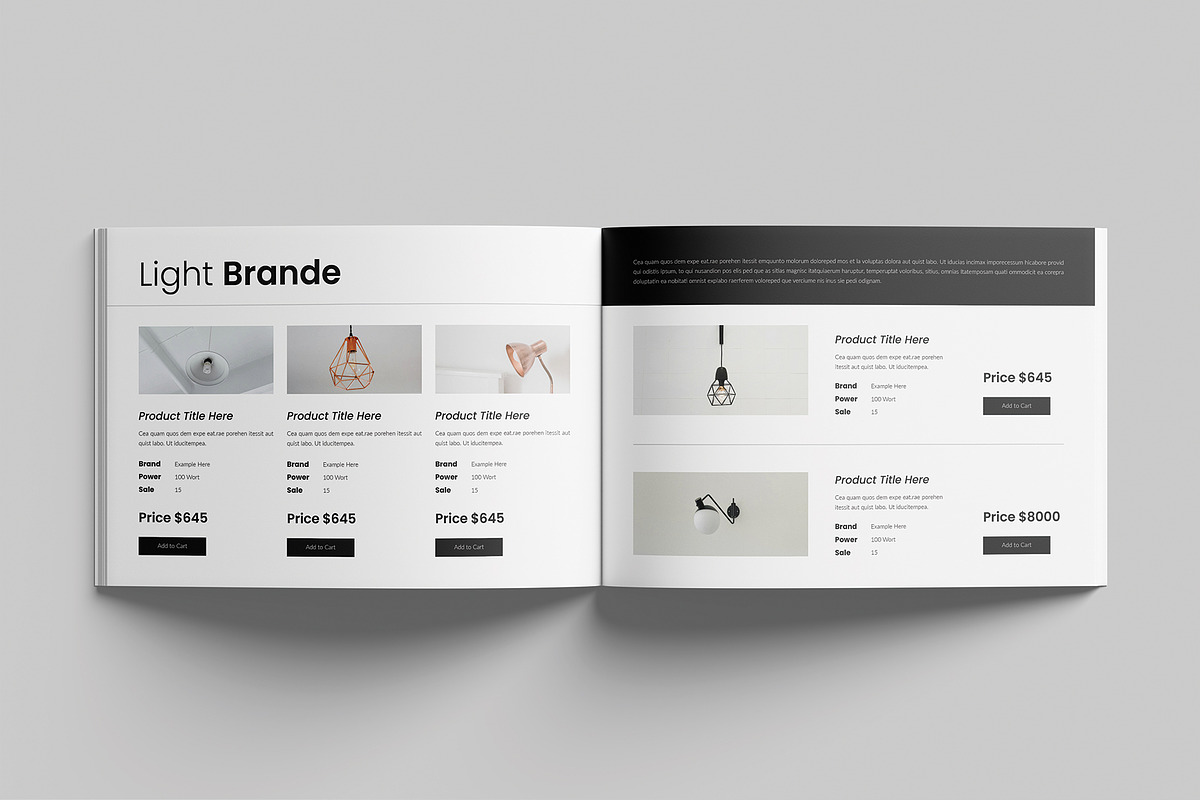 Product CatalogTemplate Landscape, a Brochure Template by Cleffon_Graphic_Studio (Photo 3 of 9)
