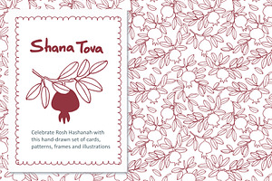 Rosh Hashanah mood Illustration, a Seasonal Illustration by Sveta Pyatigorskaya