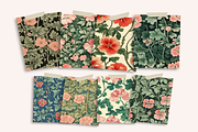 William Morris Geranium Seamless, a Pattern Graphic by PrintablesByFranklyn (Thumbnail 3 of 10)