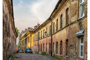Sventosios Dvasios street in Vilnius, Lithuania, an Architecture Photo by Leonid Andronov