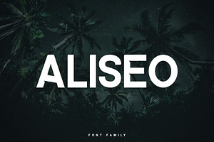 Aliseo Font Family - Sans Serif, a Sans Serif Font by RC graphics