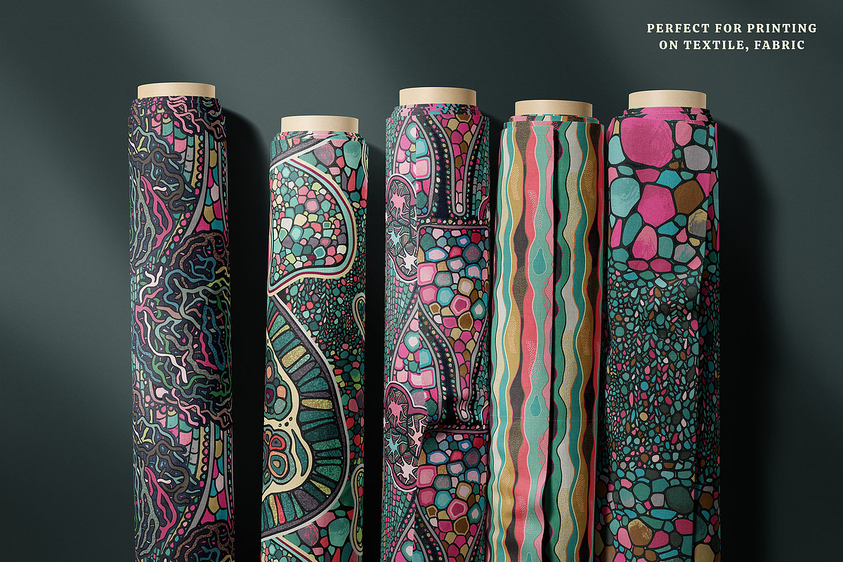 Large vector bundle. Floral Abstract, a Pattern Graphic by Molly art (Photo 20 of 48)