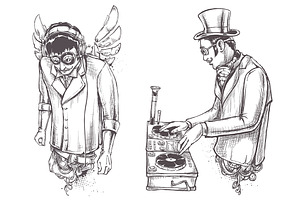 Steampunk DJs