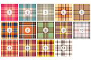 #96 Autumn Check Patterns, a Pattern Graphic by Plaid4You (Thumbnail 2 of 6)