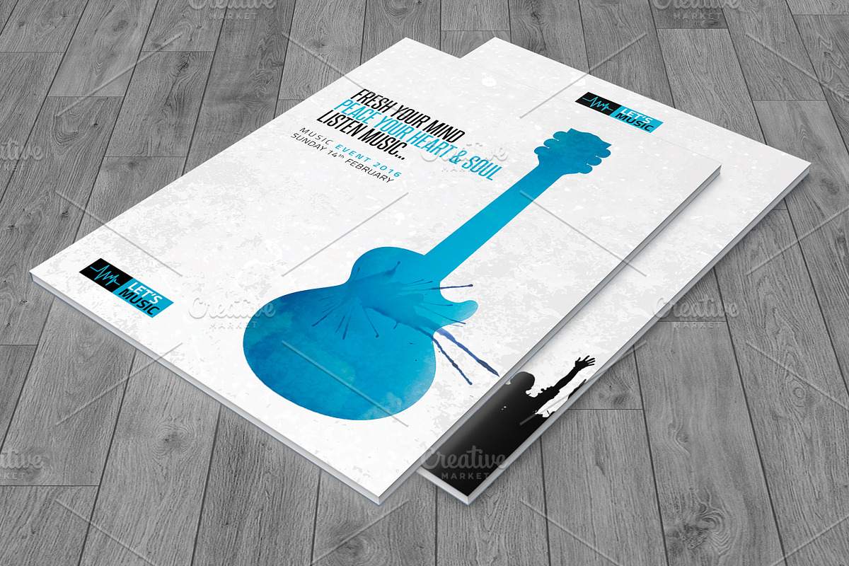 Music Festival Brochure+Ticket, a Brochure Template by SmmrDesign (Photo 1 of 20)