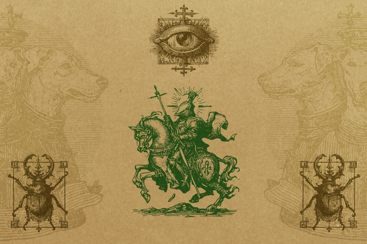 Middle Ages Medieval illustrations, a Decorative Illustration by Nocturnal Wolf (Photo 2 of 17)