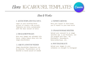 Elora IG Carousel Templates
