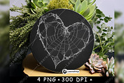 Heart-Shaped Spider Web Gothic Love, a Background Graphic by LaseredNinja (Thumbnail 6 of 7)