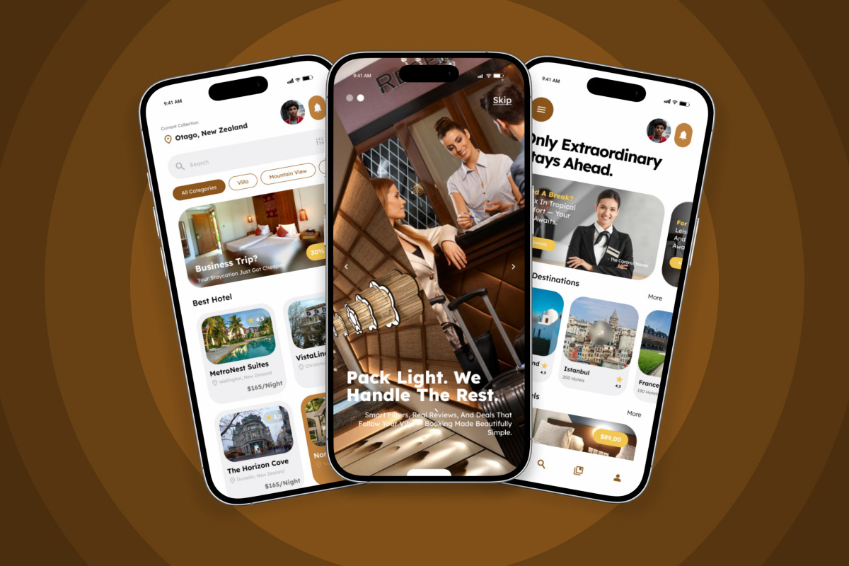 Roomzy – Hotel Booking App Design, an App Template by twinstd (Photo 4 of 5)