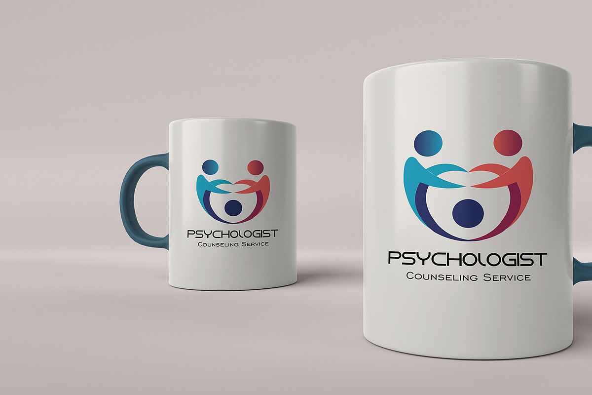 Colorful Psychology Logo Template preview 3