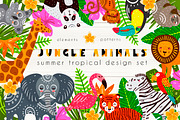 Jungle Animals, an Animal Illustration by JuliyArt (Thumbnail 1 of 5)