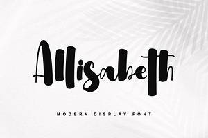 Allisabeth, a Script Font by Letterara