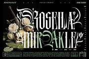 Rosella Mirakle Typeface, a Blackletter Font by alit design (Thumbnail 1 of 20)