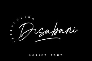 Disabani - Script Font