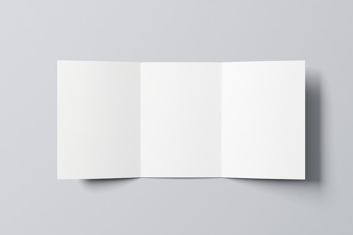 High Quality Trifold Brochure Mockup, an Advertising Mockup by zpackcreative (Photo 2 of 4)