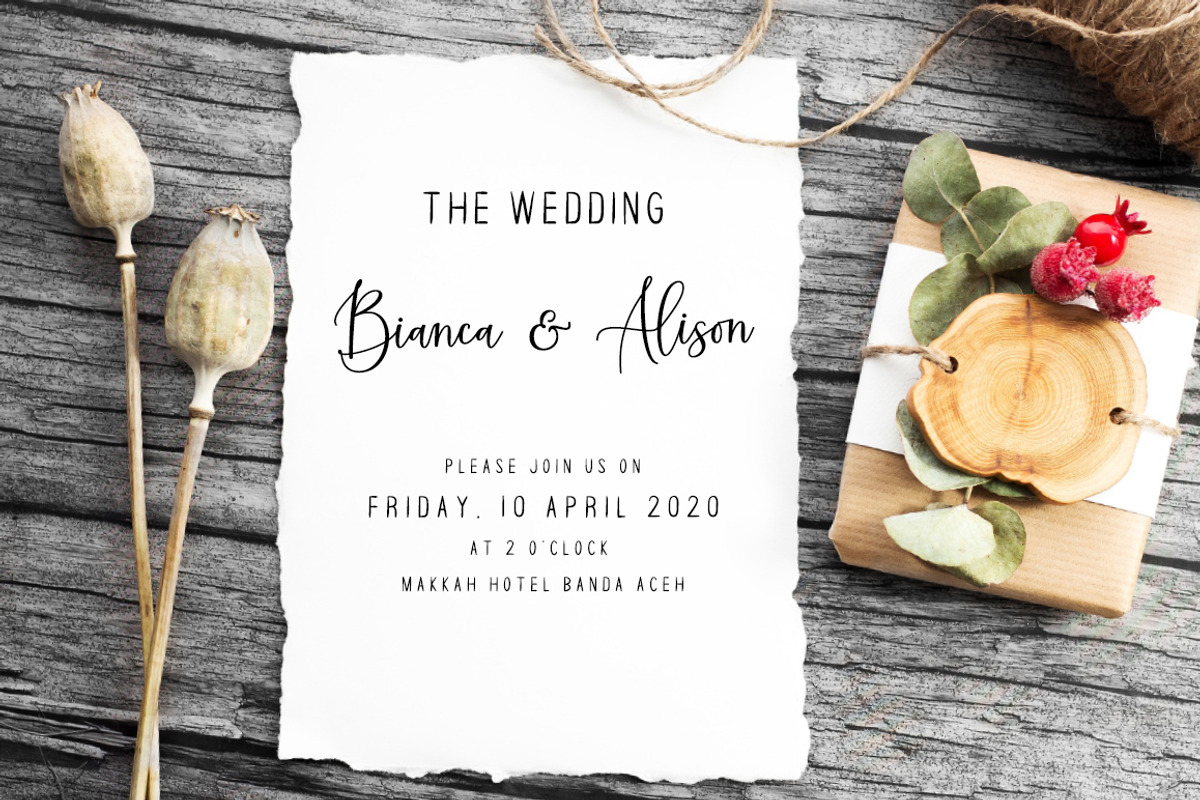 audrey Script Font Duo preview 4