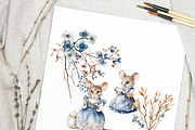 At The Mice Tea Party Collection, an Animal Illustration by Pati Paints (Thumbnail 2 of 14)