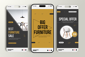 Modern Furniture Sale Social Media, a Social Media Template by MightyDesign