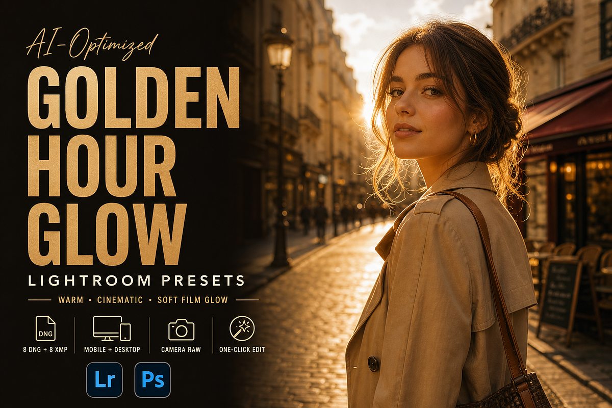 AI Golden Hour Glow Presets, a Preset Add-On by AAA Presets (Photo 1 of 15)