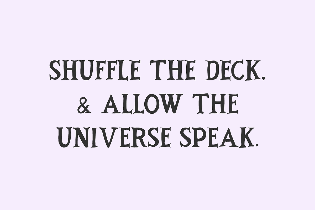 Starborne Serif - A Tarot Font, a Serif Font by Beck McCormick (Photo 9 of 10)