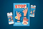 Human Trafficking Awareness Flyer, a Flyer Template by The Good Store (Thumbnail 1 of 2)